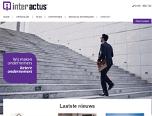 Tablet Screenshot of interactus.nl